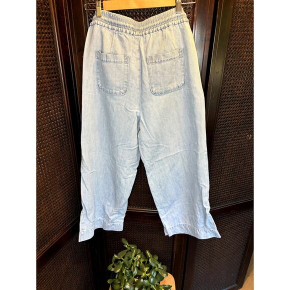 Women's Loft Denim Pull On Pants Size Small - Picture 2 of 5